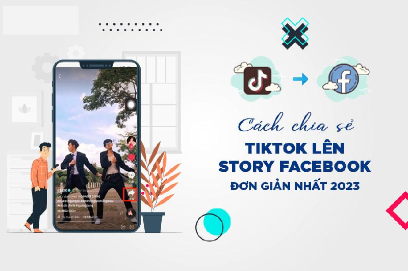 Hướng dẫn chia sẻ video Tiktok lên story Facebook