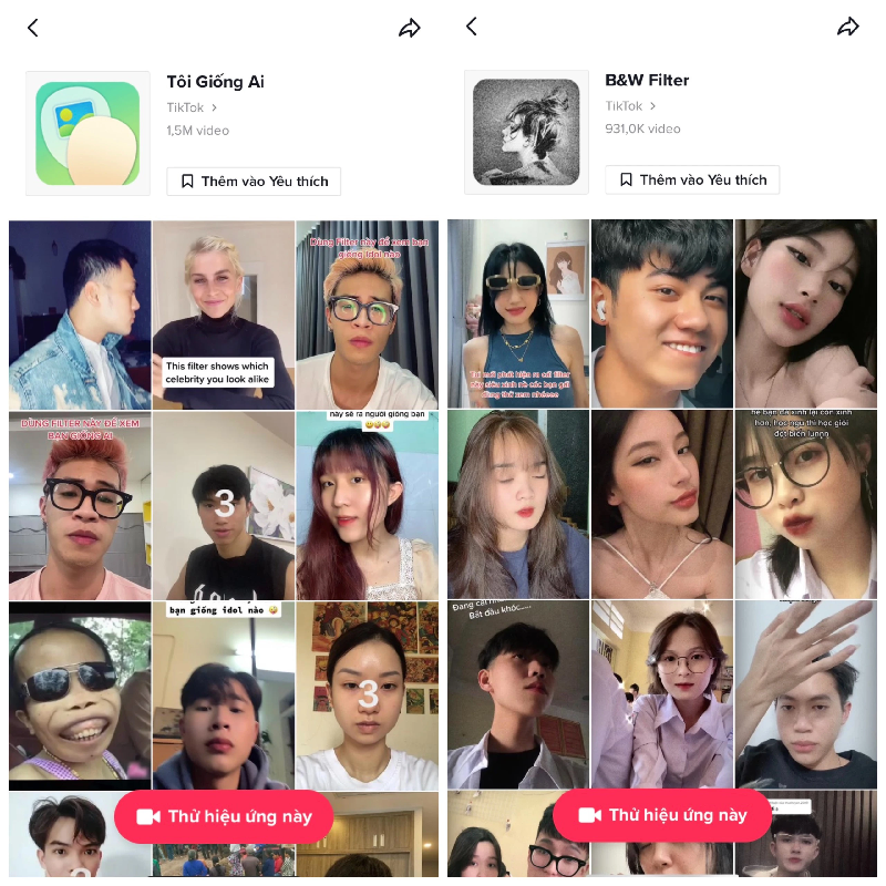 Filter tiktok cho nam