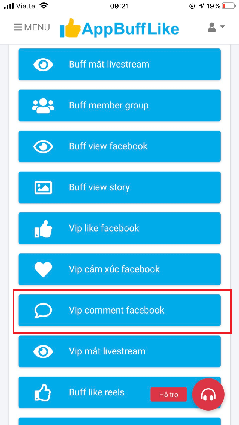 Dịch vụ vip comment bài viết facebook